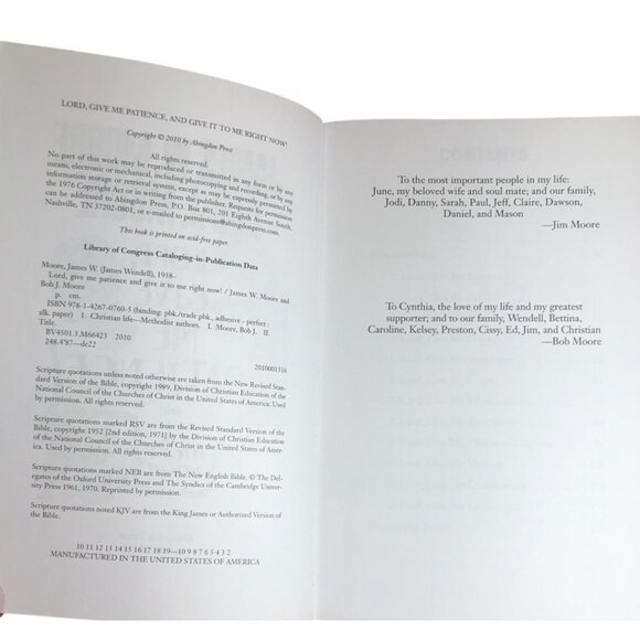 Healing Where It Hurts Lord Give Me Patience James W Moore Christian Living Book - Picture 8 of 9